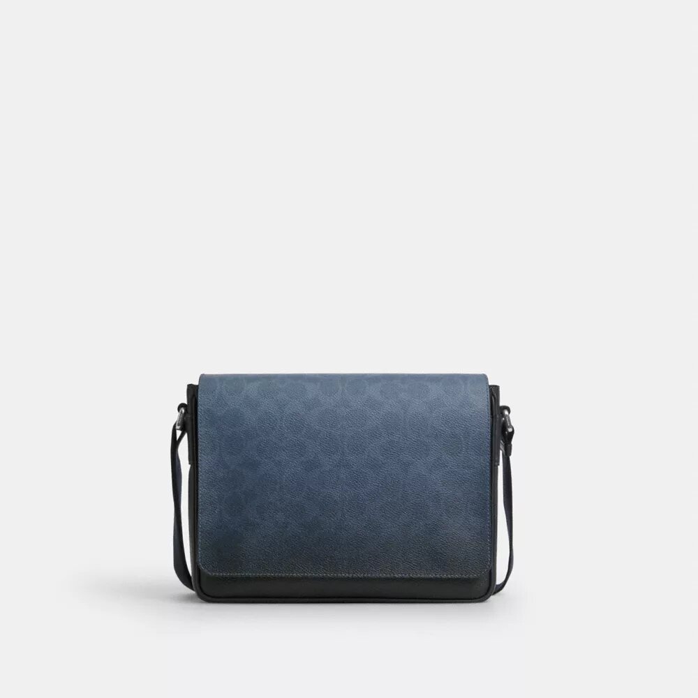 Geantă de umăr Jack din pânză „Ombre Signature Canvas”