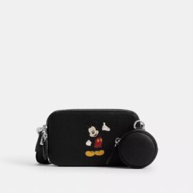 Geantă de umăr subțire Disney X Coach Charter cu Mickey Mouse