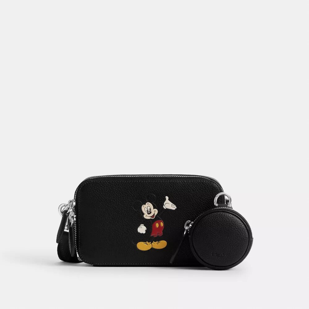 Geantă de umăr subțire Disney X Coach Charter cu Mickey Mouse