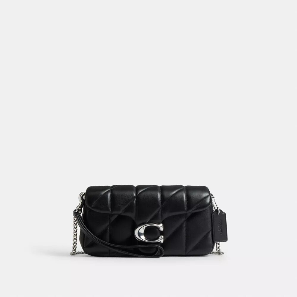 Geantă de umăr Tabby Chain 19 cu matlasare