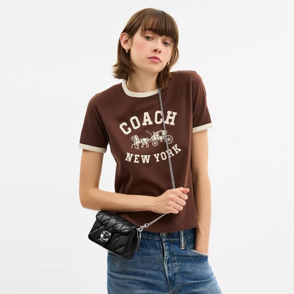 Geantă de umăr Tabby Chain 19 cu matlasare