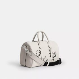 Geantă Disney X Coach Compass 35 cu Mickey Mouse