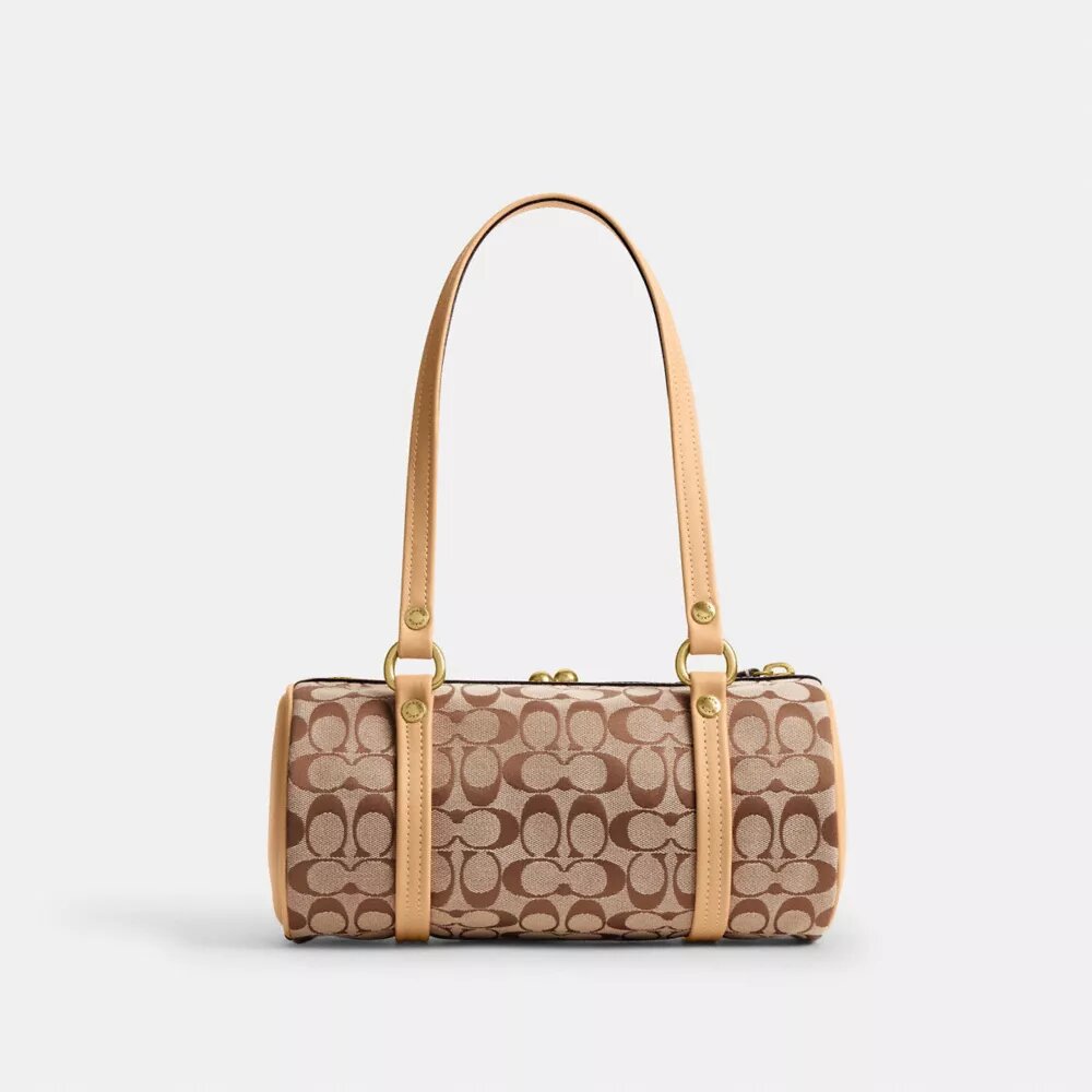 Geantă Kisslock Barrel 28 din jacquard semnătura