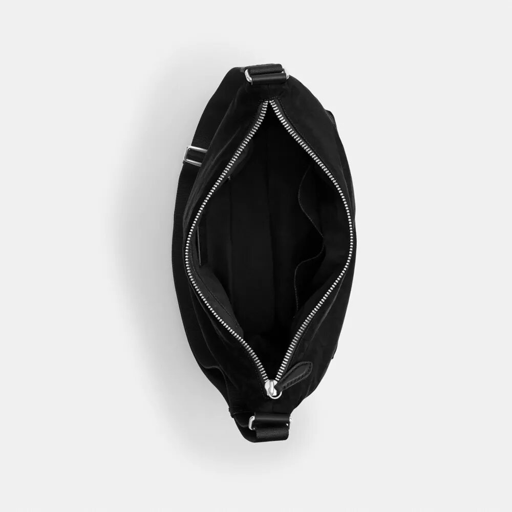 Geantă Leo Crossbody din nailon semnătura
