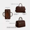 Geantă mare de tip satchel Rowan