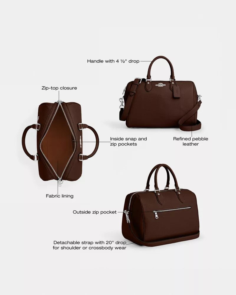 Geantă mare de tip satchel Rowan