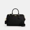 Geantă mare de tip satchel Rowan din piele semnătură