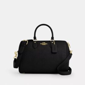Geantă mare de tip satchel Rowan din piele semnătură