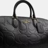 Geantă mare de tip satchel Rowan din piele semnătură