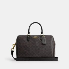 Geantă mare de tip satchel Rowan din Signature Canvas