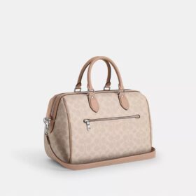Geantă mare de tip satchel Rowan din Signature Canvas