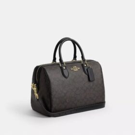 Geantă mare de tip satchel Rowan din Signature Canvas