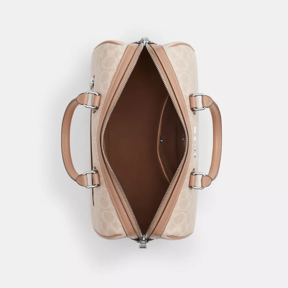 Geantă mare de tip satchel Rowan din Signature Canvas