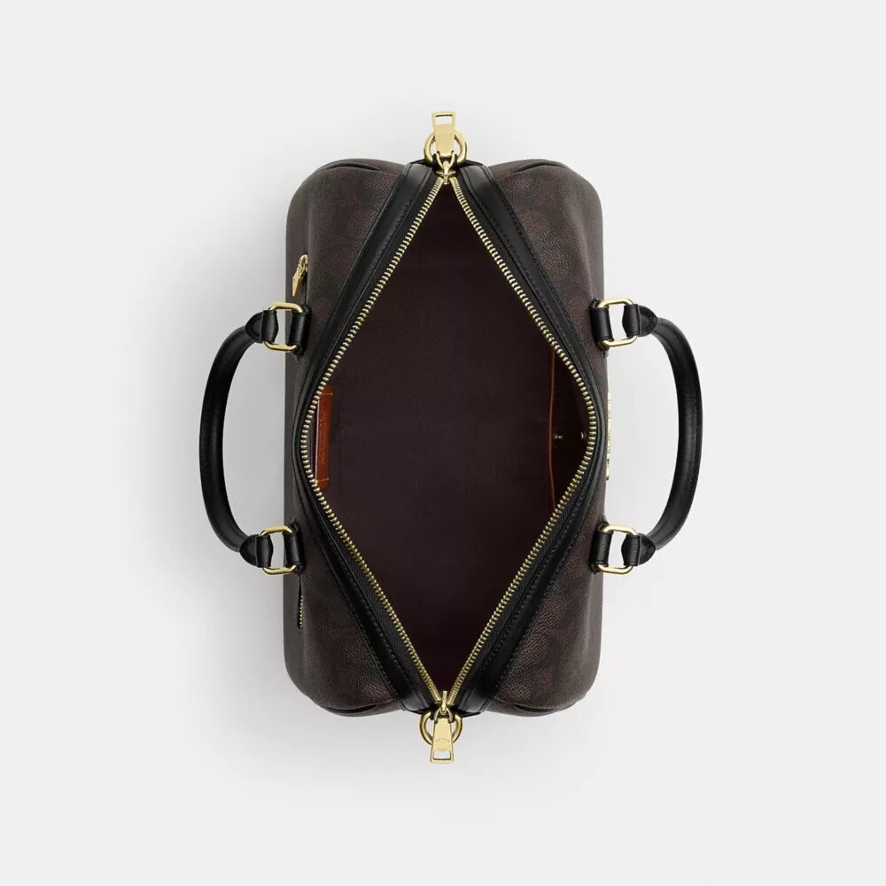 Geantă mare de tip satchel Rowan din Signature Canvas