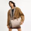 Geantă mare de tip satchel Rowan din Signature Canvas