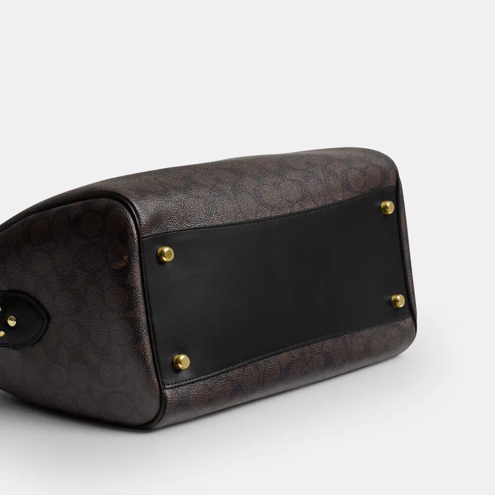 Geantă mare de tip satchel Rowan din Signature Canvas