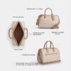 Geantă mare de tip satchel Rowan din Signature Canvas