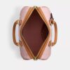 Geantă mare de tip satchel Rowan din Signature Canvas cu pandantive