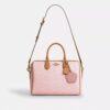 Geantă mare de tip satchel Rowan din Signature Canvas cu pandantive