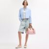 Geantă mare de tip satchel Rowan din Signature Canvas cu pandantive