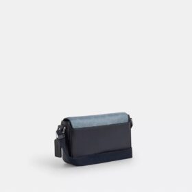 Geantă mică cu clapă Jack, purtată pe umăr, din pânză Ombre Signature Canvas