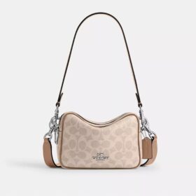 Geantă mini Carey crossbody din Signature Canvas