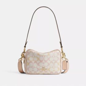 Geantă mini Carey crossbody din Signature Canvas