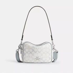 Geantă mini Carey crossbody din Signature Canvas