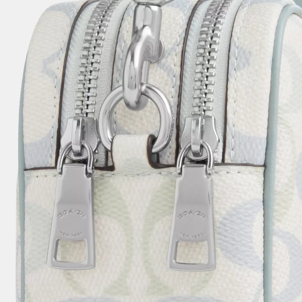 Geantă mini Carey crossbody din Signature Canvas
