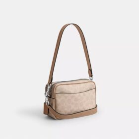 Geantă mini Carey crossbody din Signature Canvas