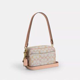 Geantă mini Carey crossbody din Signature Canvas