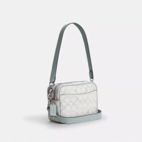 Geantă mini Carey crossbody din Signature Canvas