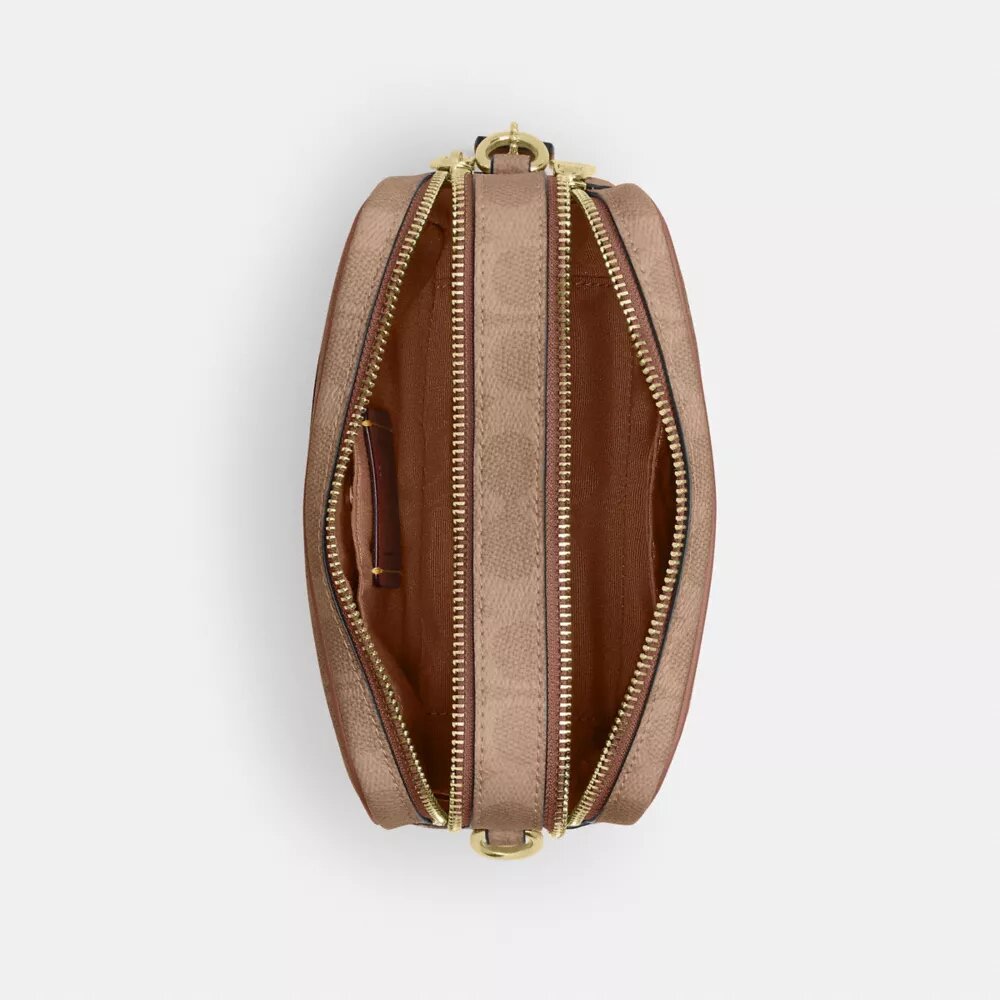 Geantă mini Carey crossbody din Signature Canvas