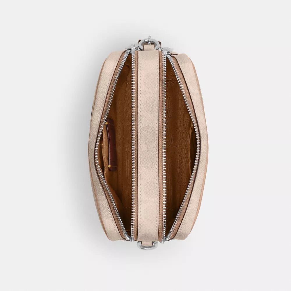 Geantă mini Carey crossbody din Signature Canvas