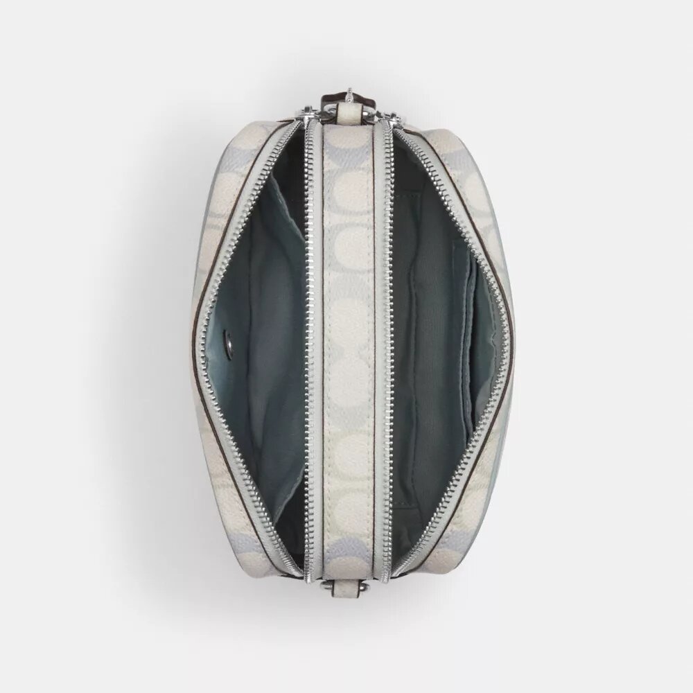 Geantă mini Carey crossbody din Signature Canvas