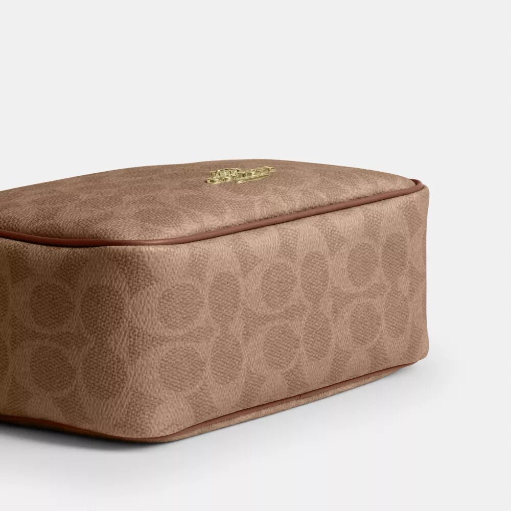 Geantă mini Carey crossbody din Signature Canvas
