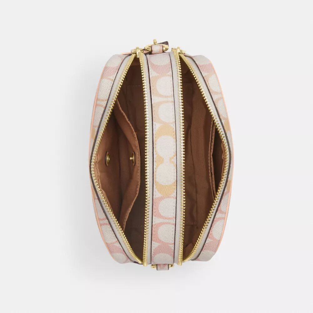 Geantă mini Carey crossbody din Signature Canvas