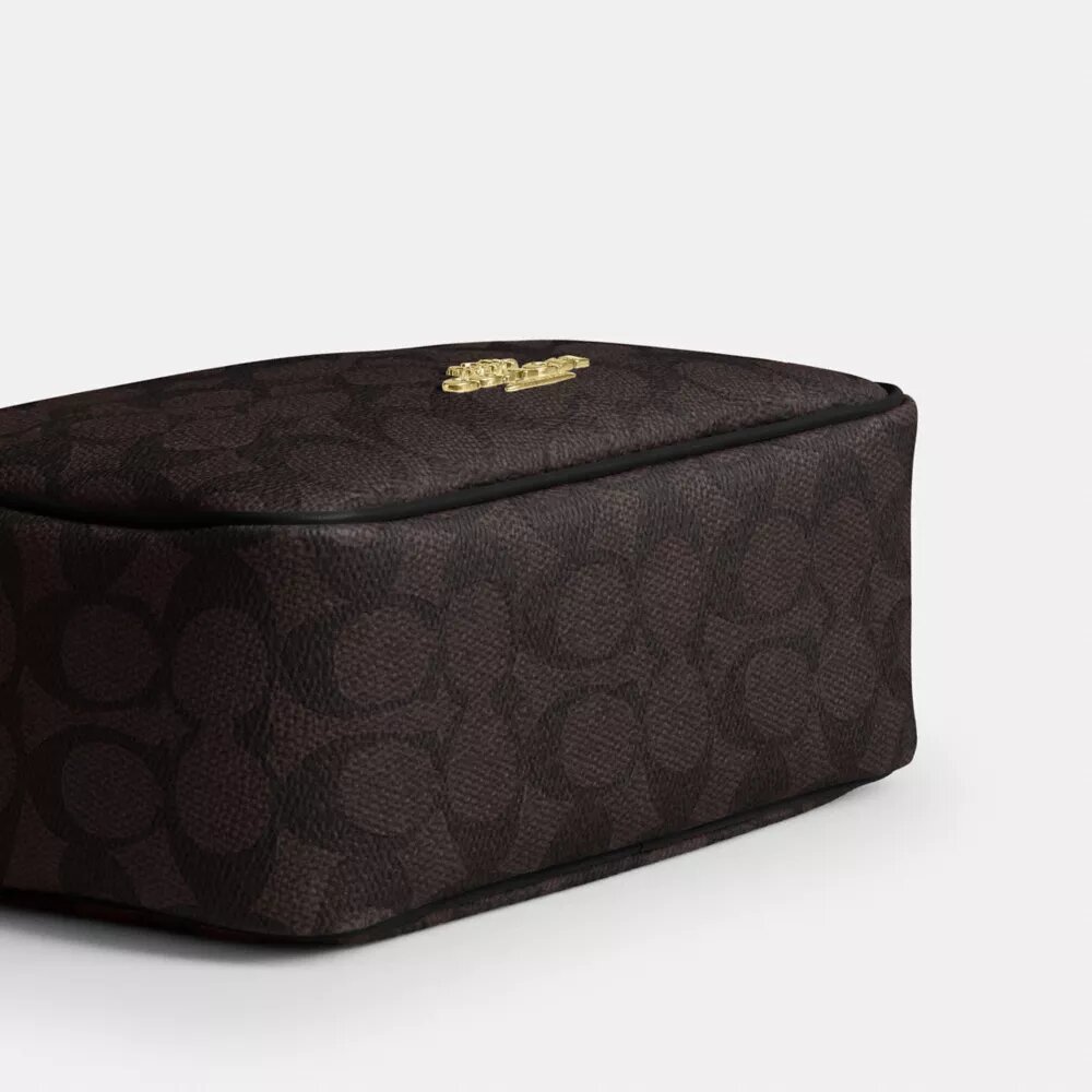 Geantă mini Carey crossbody din Signature Canvas
