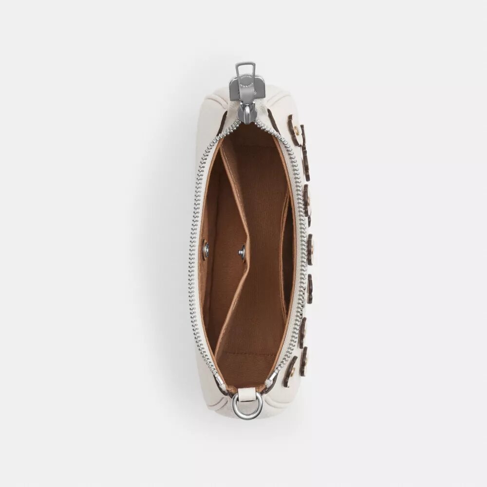 Geantă mini crossbody Teri cu aplicație florală