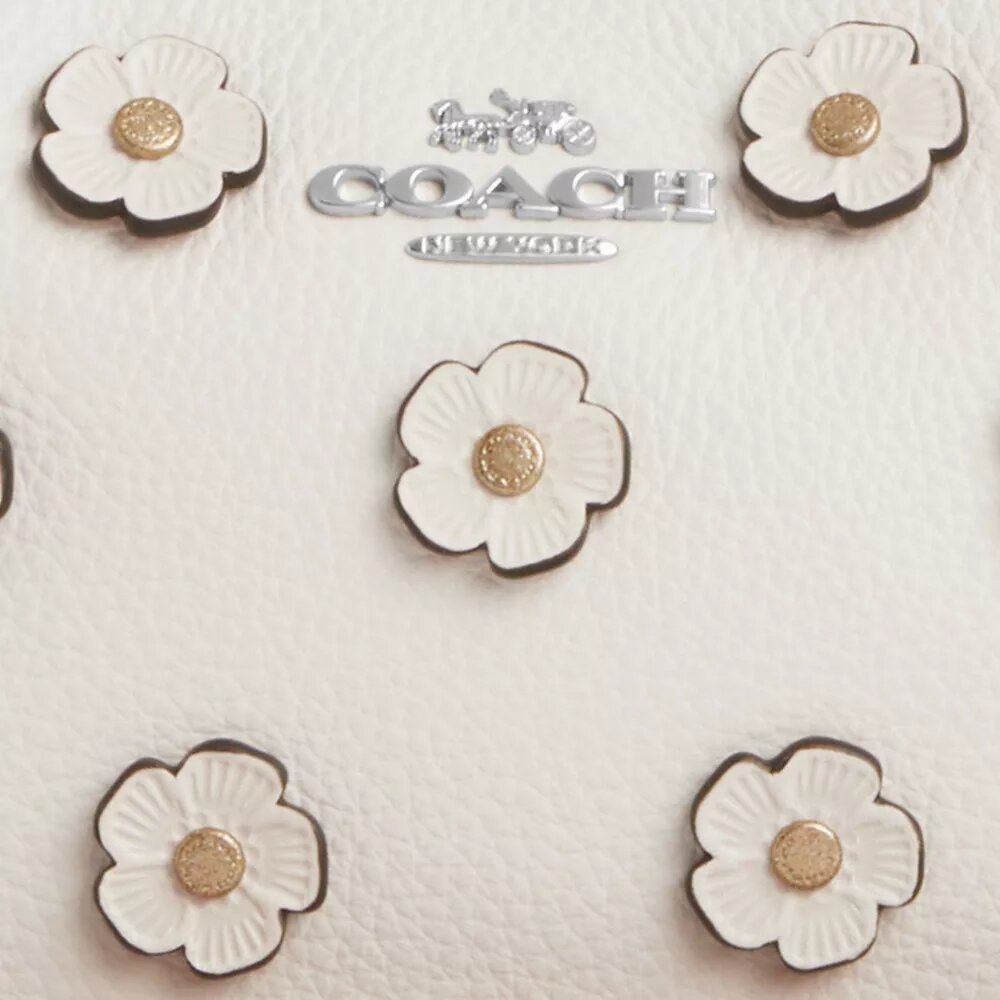 Geantă mini crossbody Teri cu aplicație florală