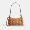 Geantă mini crossbody Teri cu imprimeu în carouri