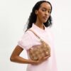 Geantă mini crossbody Teri cu imprimeu în carouri