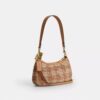 Geantă mini crossbody Teri cu imprimeu în carouri