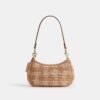 Geantă mini crossbody Teri cu imprimeu în carouri