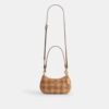 Geantă mini crossbody Teri cu imprimeu în carouri