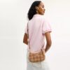 Geantă mini crossbody Teri cu imprimeu în carouri