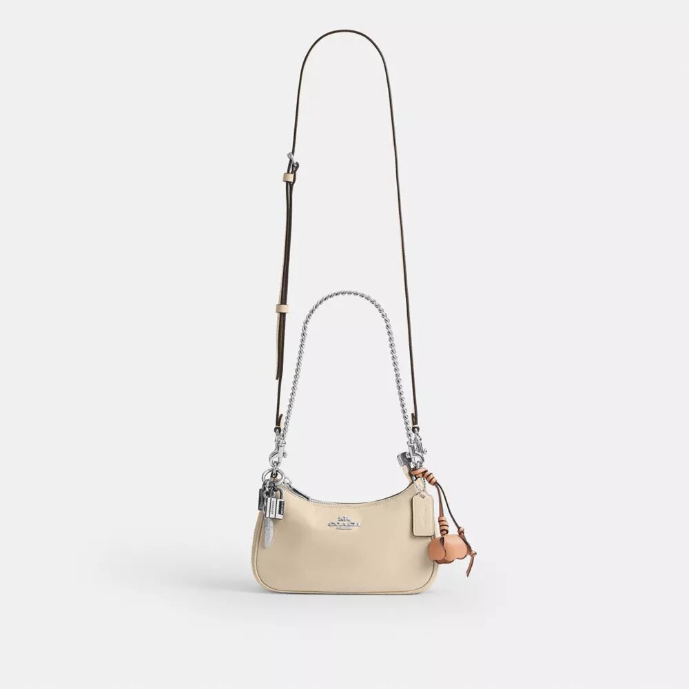 Geantă mini crossbody Teri cu pandantive