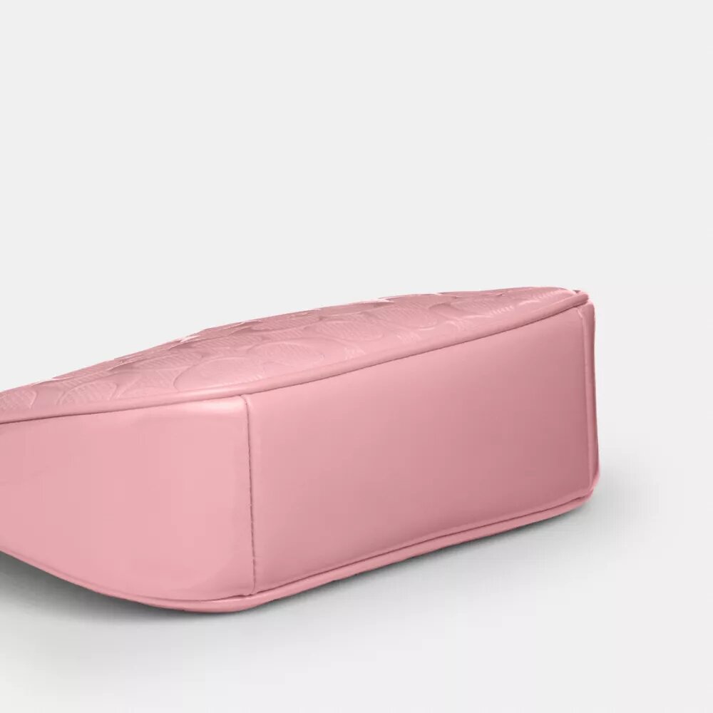 Geantă mini crossbody Teri din piele semnătură cu pandantiv în formă de inimă
