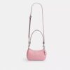 Geantă mini crossbody Teri din piele semnătură cu pandantiv în formă de inimă