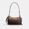 Geantă mini crossbody Teri din pânză Ombre Signature Canvas